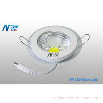 High Lumen 5w AC 240v 400lm COB LED Downlight 5000k /6000k